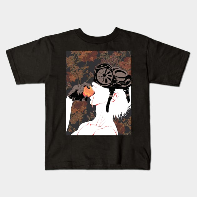 Peach Kids T-Shirt by Joanna Estep